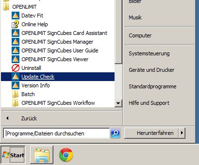 OPENLiMiT Update Check